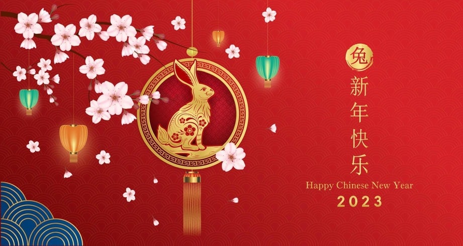Happy Chinese New Year 2023 Rabbit
